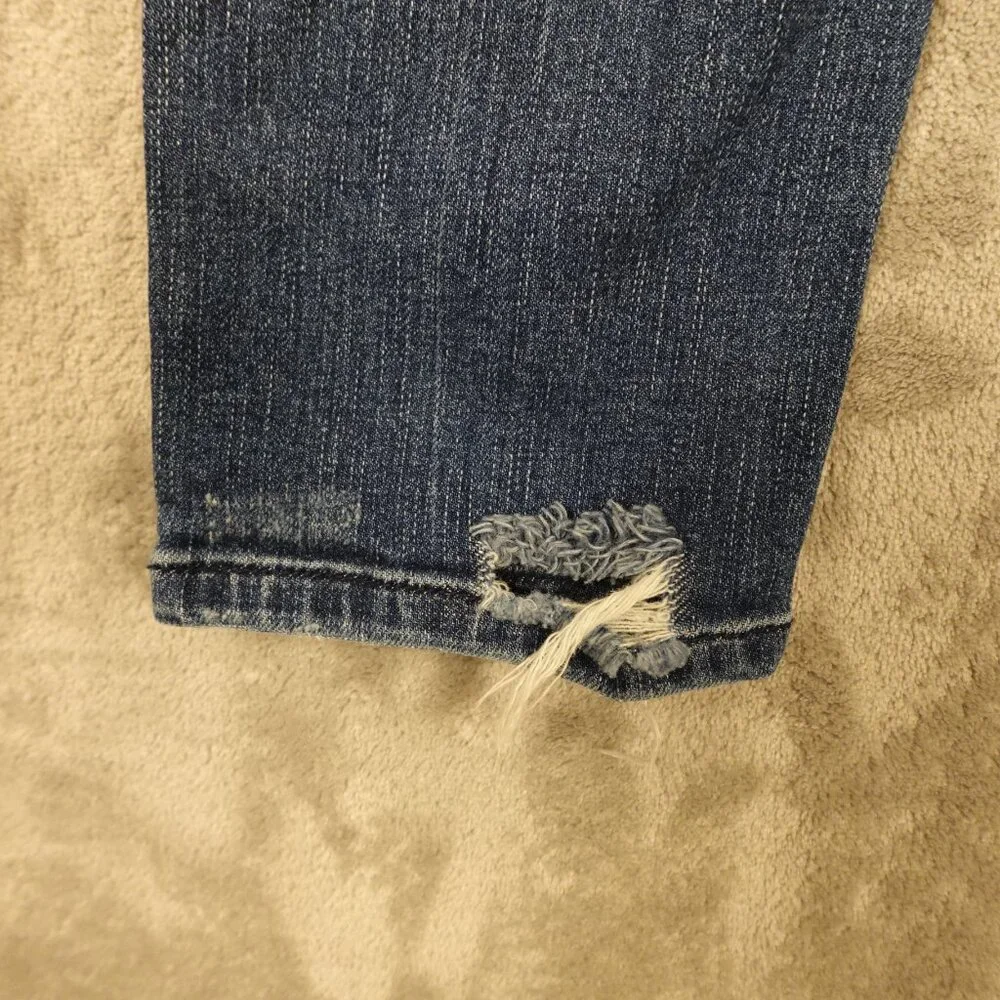 Vervet Jeans Los Angeles Distressed Skinny Jeans Women’s Size 29 Dark Wash‎ Blue